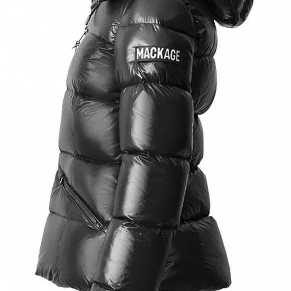 MACKAGE MADALYN-V BLACK L - BNWT LADIES DOWN JACKET (PRE WINTER SALE) - Picture 4 of 14
